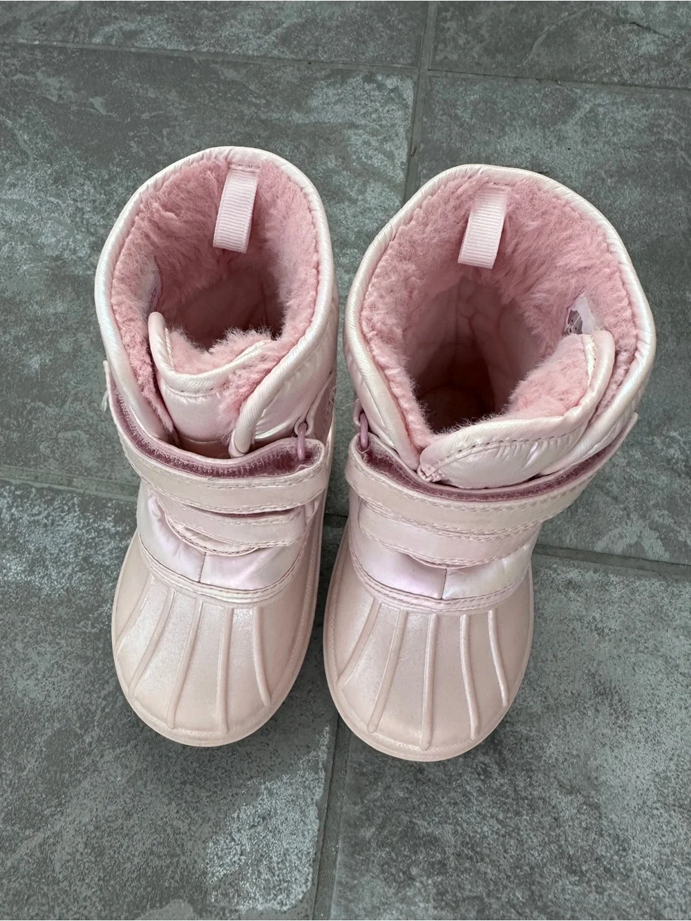 Pink Girls' Waterproof Snow Boots Size 6